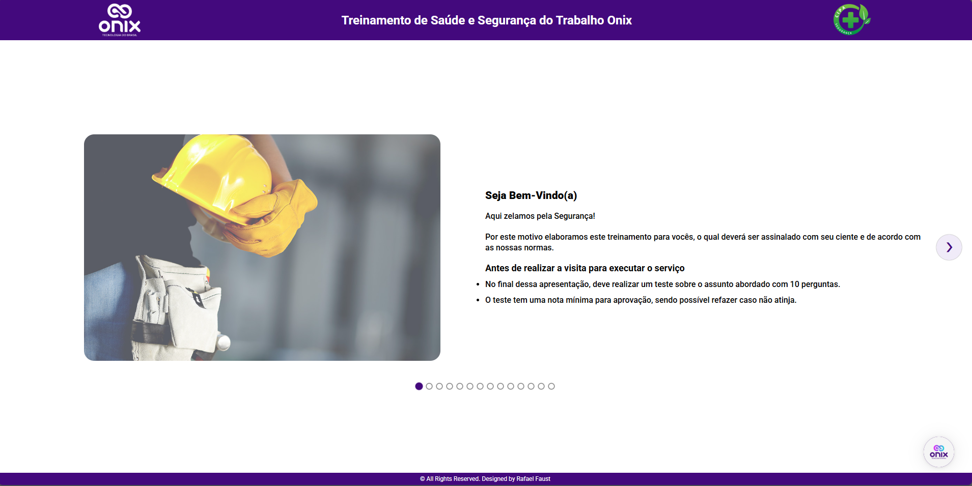 Site de Apresentação da Cipa